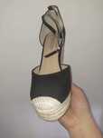 Espadryle na koturnie czarne nowe!!!