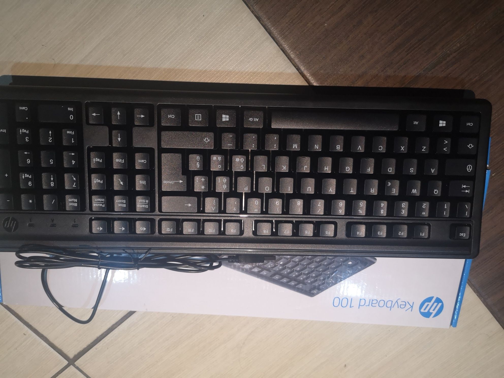 Klawiatura przewodowa HP keyboard 100