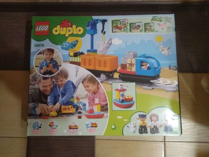 Конструктор LEGO Duplo 10875 Cargo Train Лего грузовой поезд