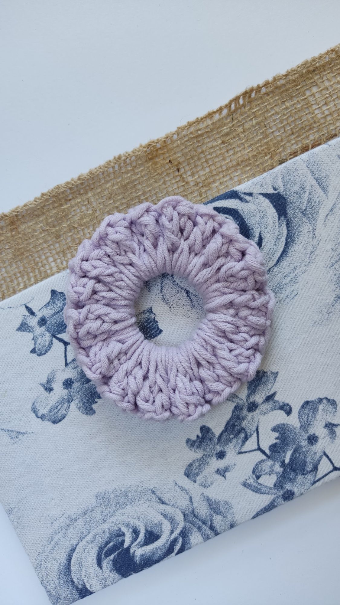 Handmade gumka do włosów scrunchie