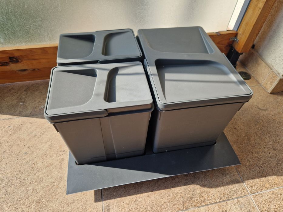 Sortownik na odpady HAFELE UNICO 50 1X15L + 2X7L Nowe