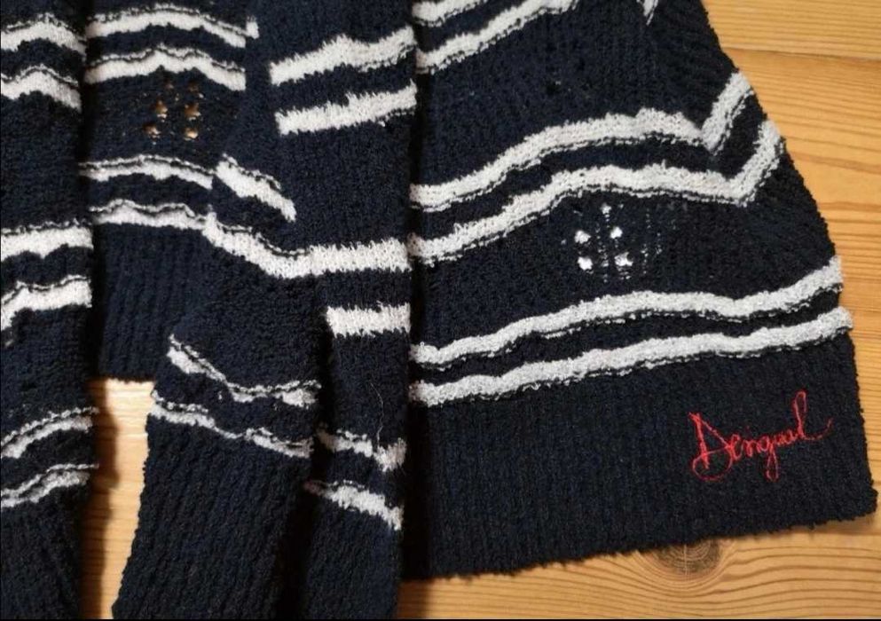 Sweter kardigan sweterek ażurowy Desigual Nowy metka oversize 36/ 38
