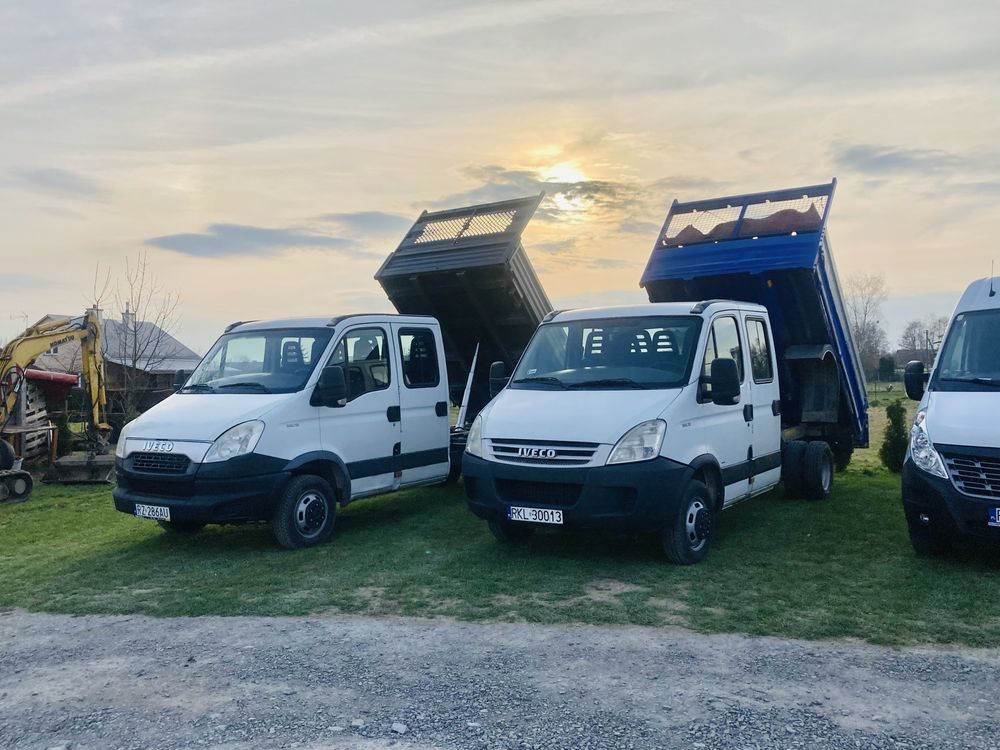 Wywrotka Iveco Daily ! Wypożyczę ! Kiper ! 7 osób ! Dostawcze !