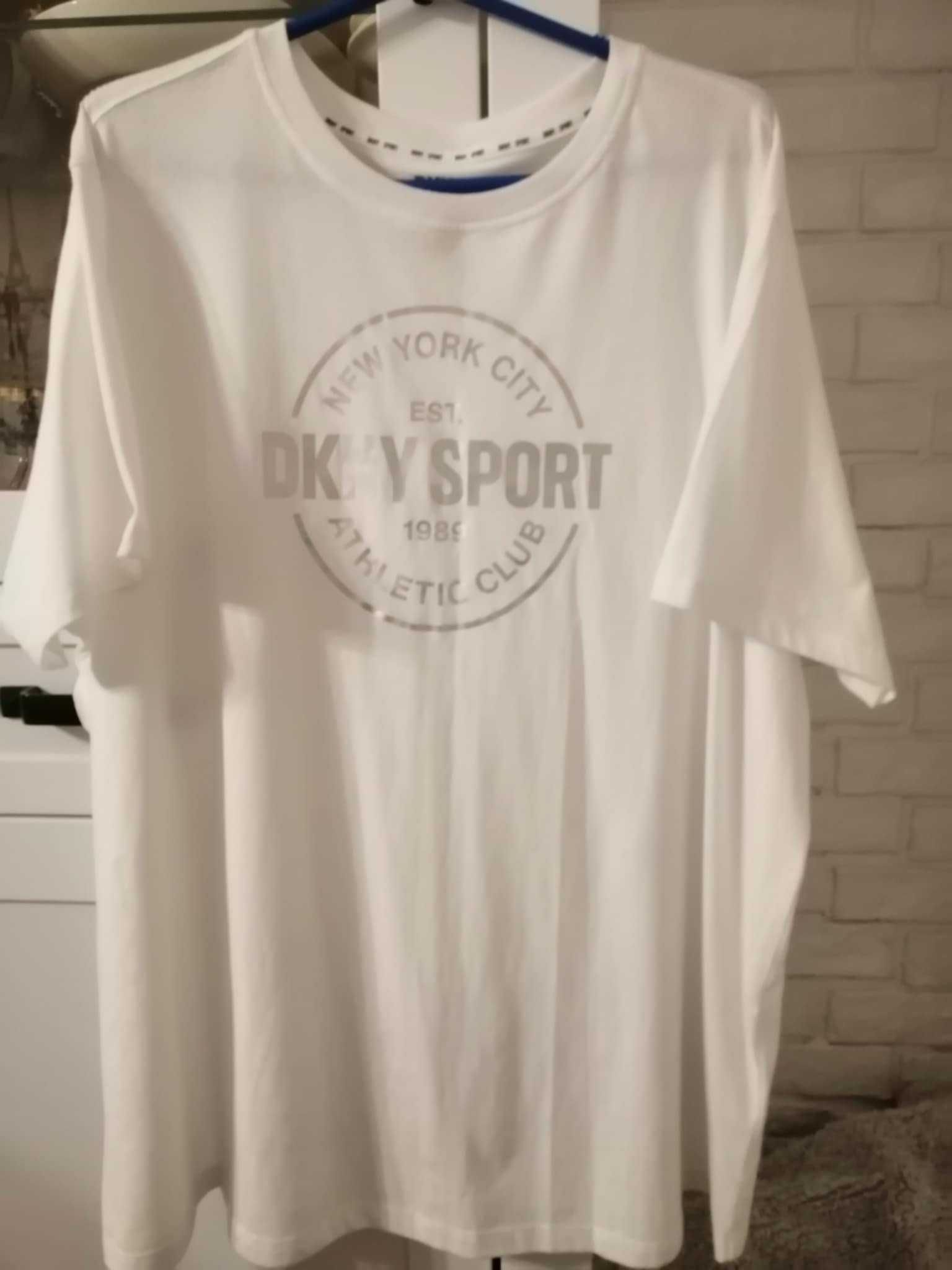 DKNY t-shirt biały rozm. XXL lub oversize