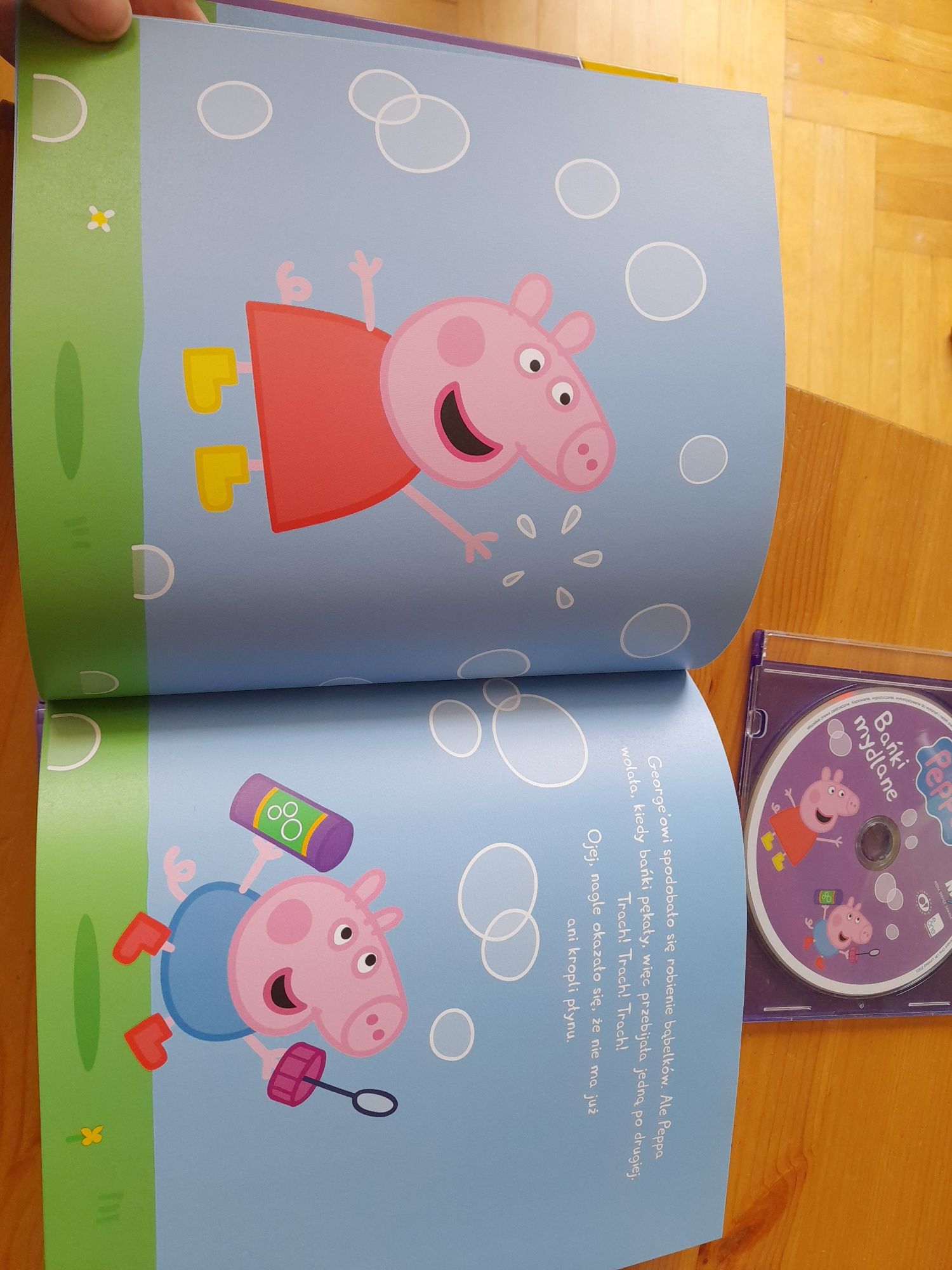 Książka peppa bańki mydlane