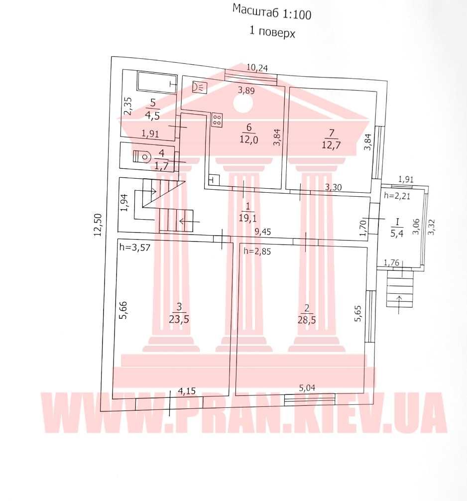 Великий цегляний будинок 265м² вул.Південна недалеко від центру 6кімн.