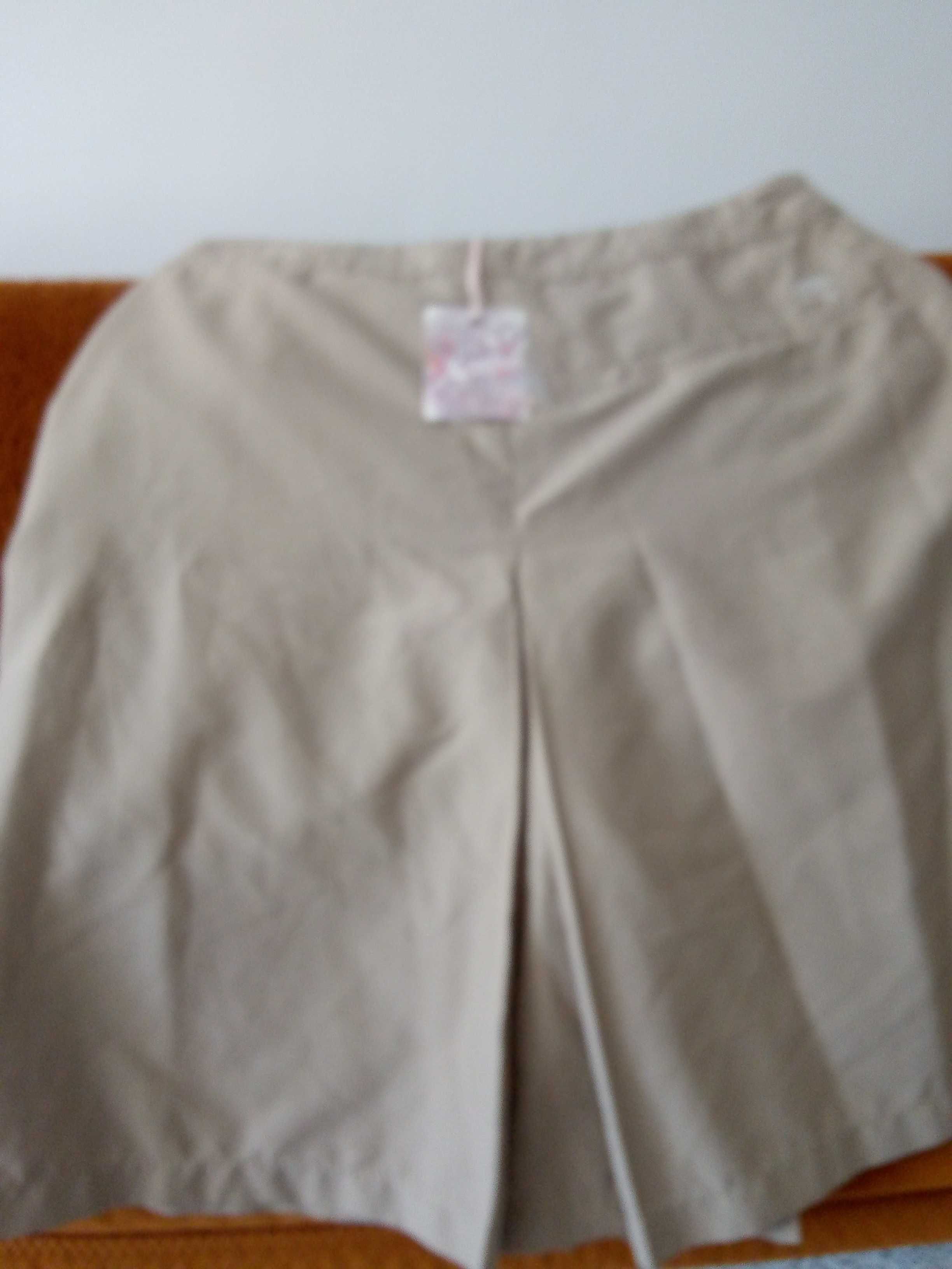 Spódnico-spodnie nowe beżowe Kartel- M
