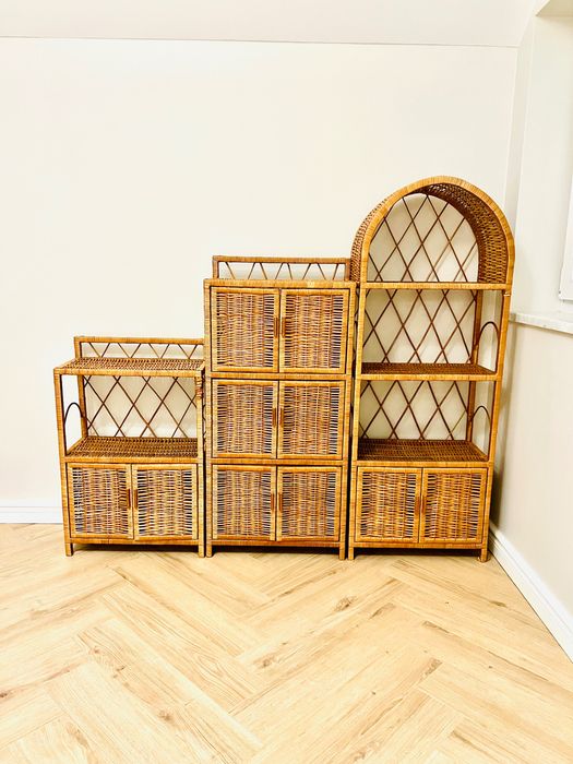 Zestaw Wiklinowych Mebli dla Dzieci Boho Nature - 3 elementy OKAZJA