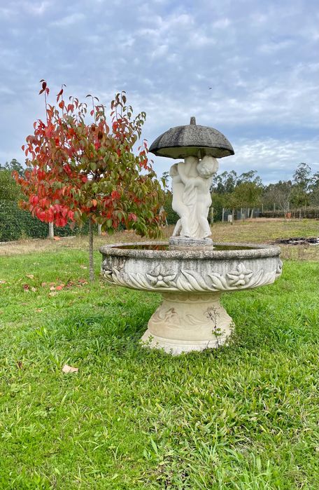 !!!Só!!! Estátua de jardim com fonte