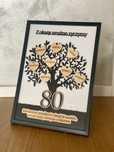 Prezent na urodziny PERSONALIZOWANE DRZEWO grawer ramka jubileusz