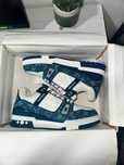 Buty meskie Mokasyny Louis_Vuitton_Trainer_White_Blue r.44