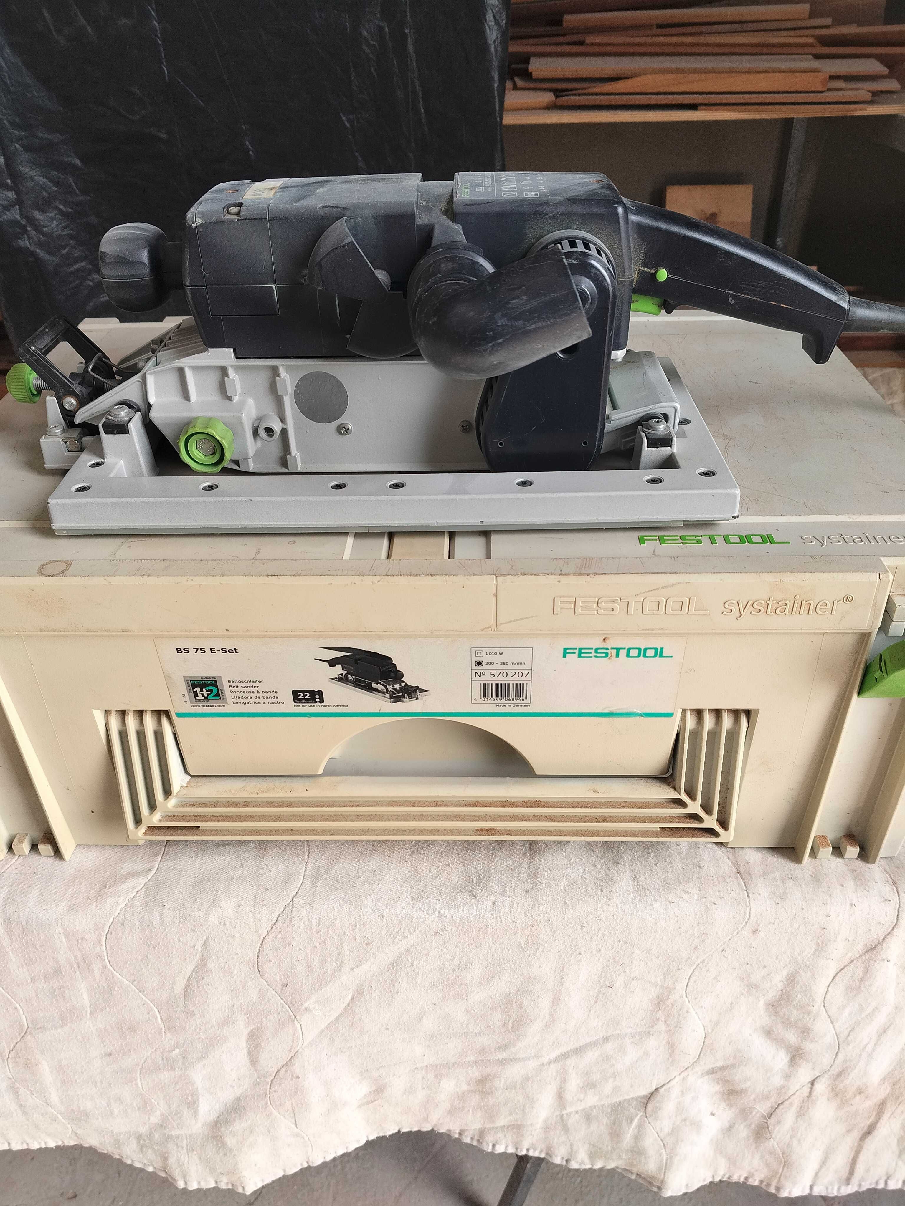 Lixadeira de cinta Festool BS75 Set