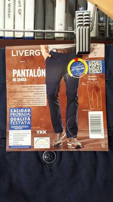 Calças em Sarja, tamanho 48 / 4XL