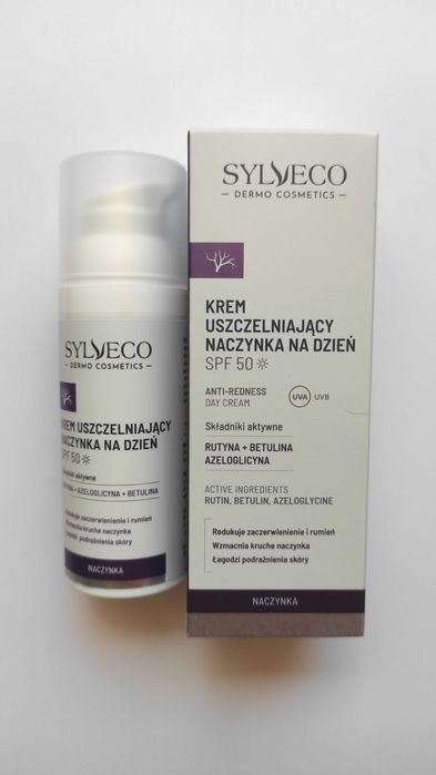Krem uszczelniający naczynka na dzień SPF50 Sylveco Dermo