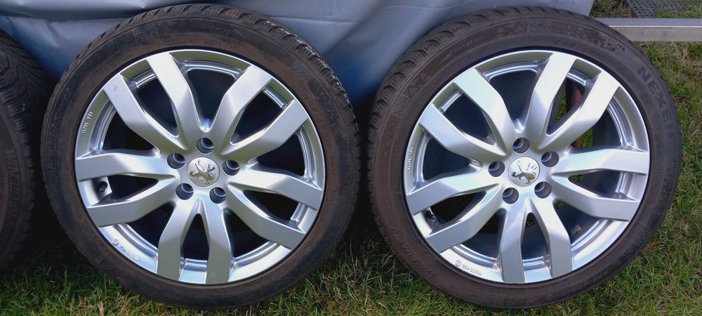 Koła zima PEUGEOT 7.5x17, 5x108, ET44, 65.1 + 225/45R17 M+S , 2019/20r