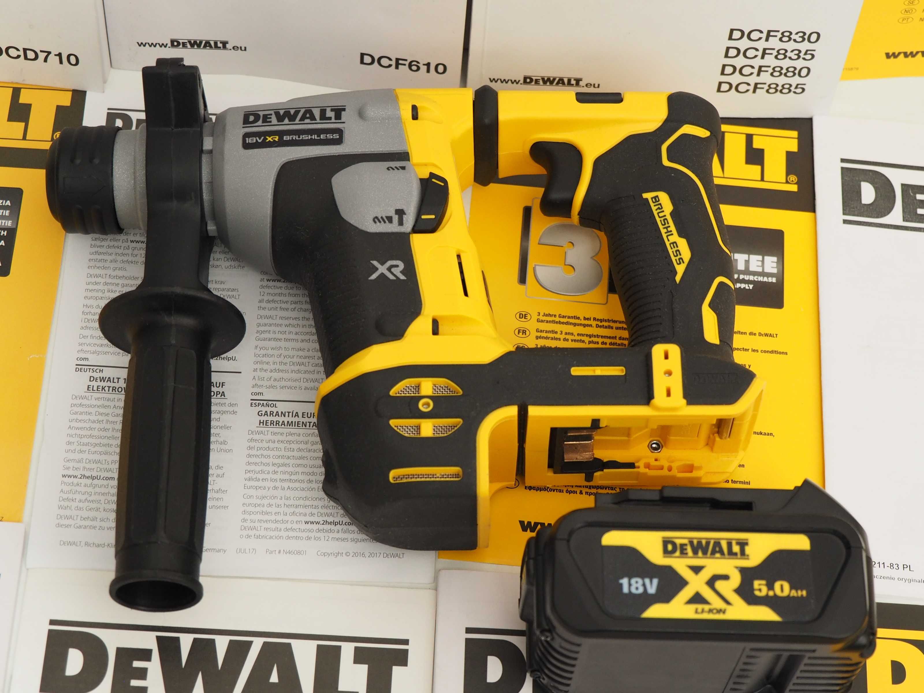 Młotowiertarka DEWALT DCH 172 wiertarka +aku 18v 5Ah Germany wurth