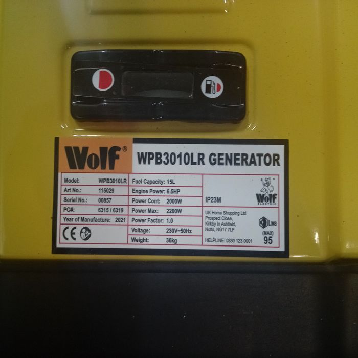 Генератог Wolf новий