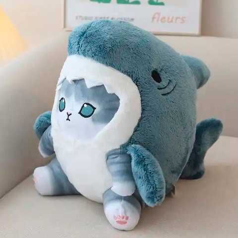 Мягкая игрушка кот акула М'яка іграшка Кіт Акула