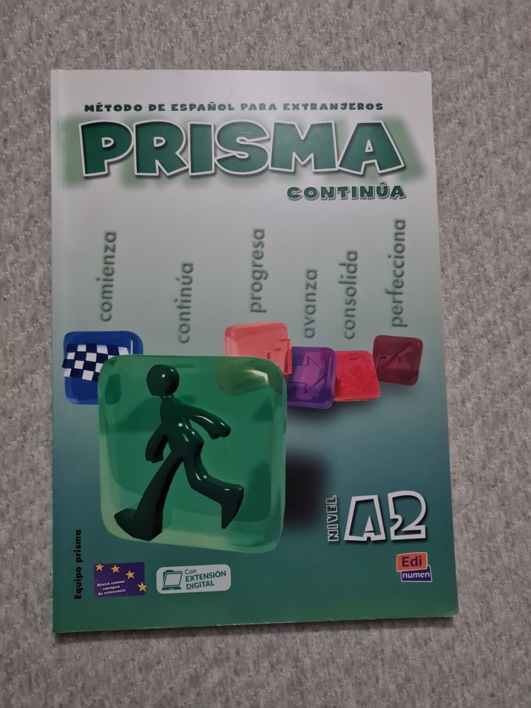 Prisma, podręcznik i ćwiczenia do hiszpańskiego poziom A2