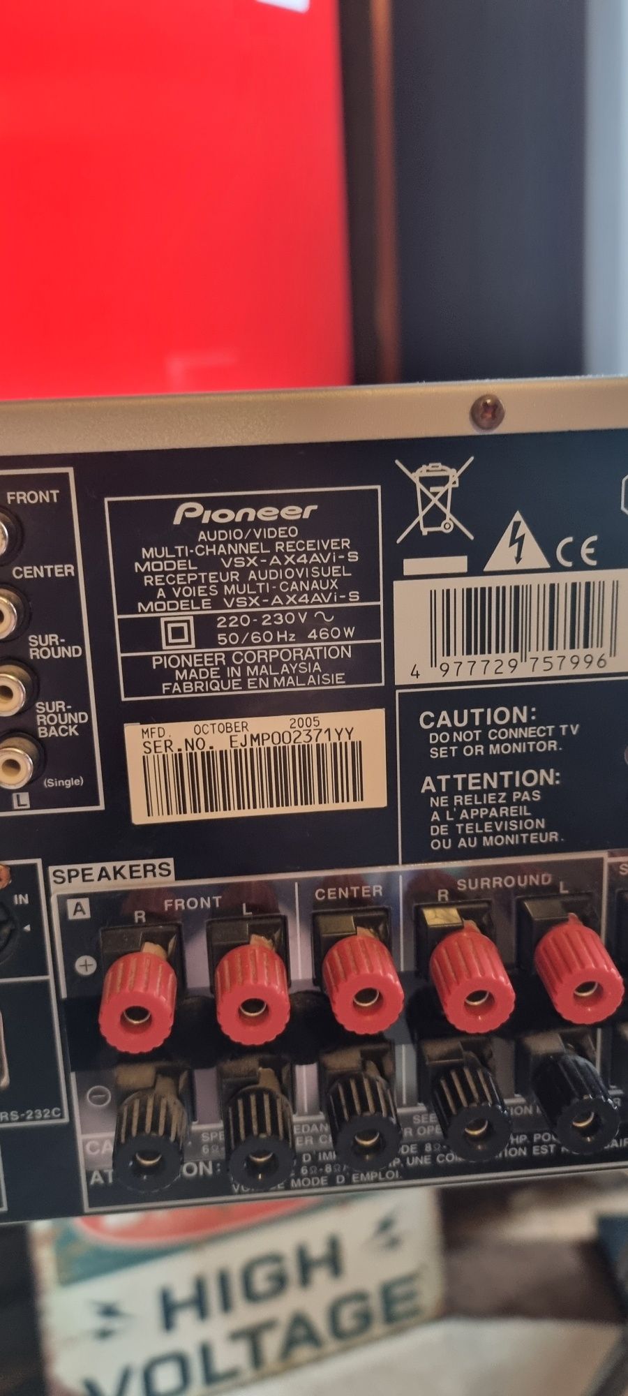 Amplituner Pioneer VSX-AX4ASi 7.1 srebrny