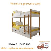 Кровать деревянная двухъярусная  от производителя / ліжко двохярусне