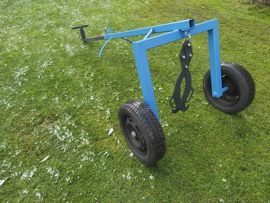 Wózek transportowy do transportu drewna kłód kłody drzewa lasu