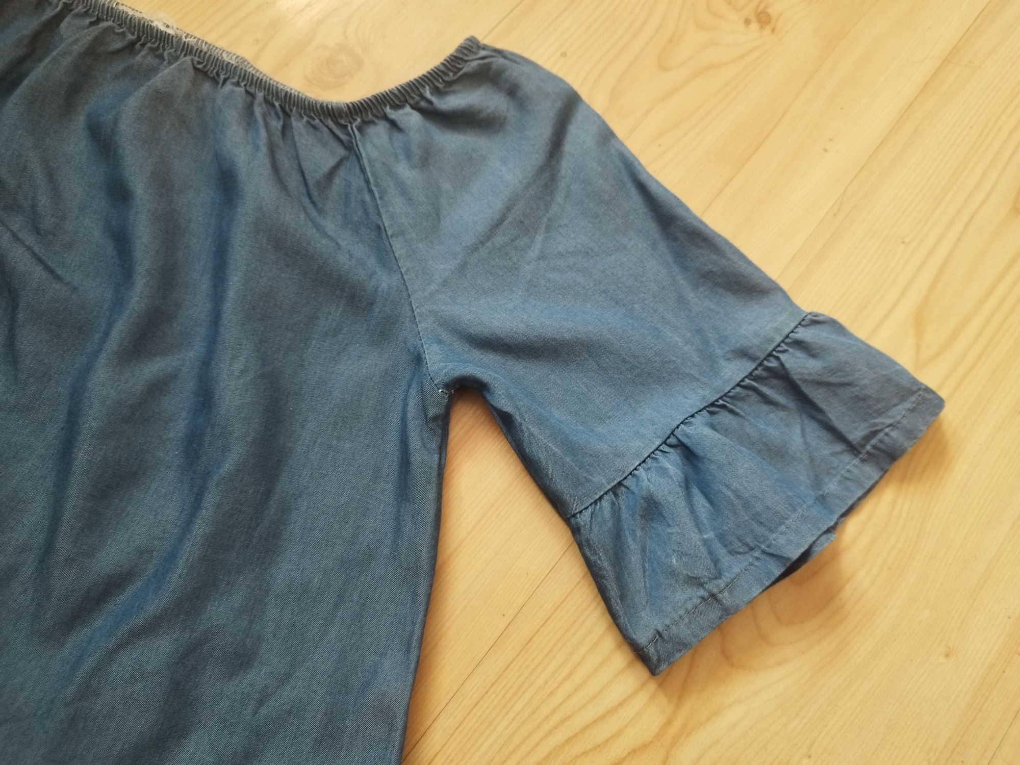Sukienka hiszpanka tencel uni
