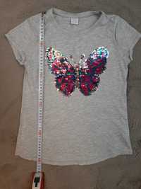 футболка для дівчинки бренду Lindex Kids 8-10р 134-140см