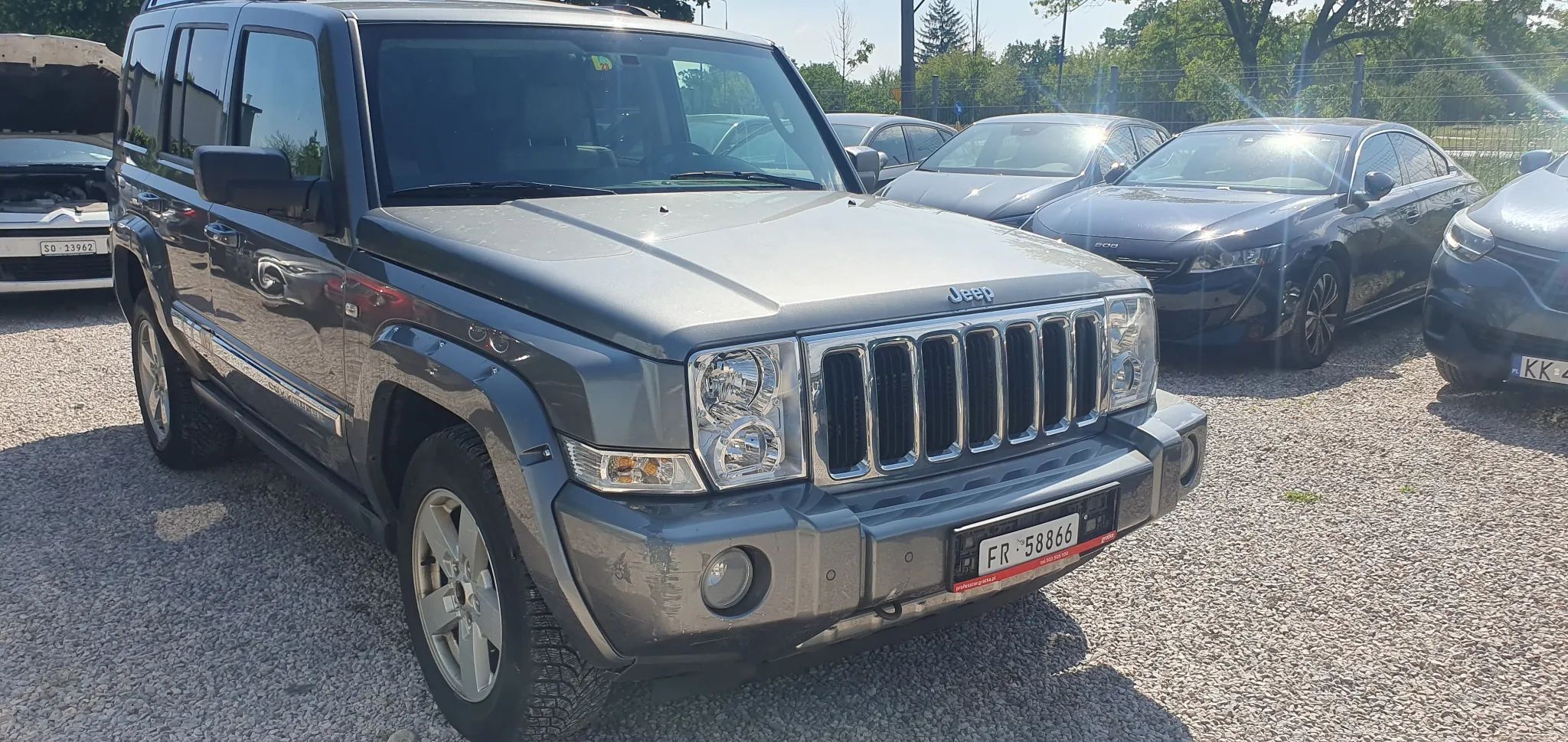 Jeep Commander 3.0 4x4 A/T (218KM) 2006/2007r. +Hak + Tap. skórz, F-RA VAT 23%