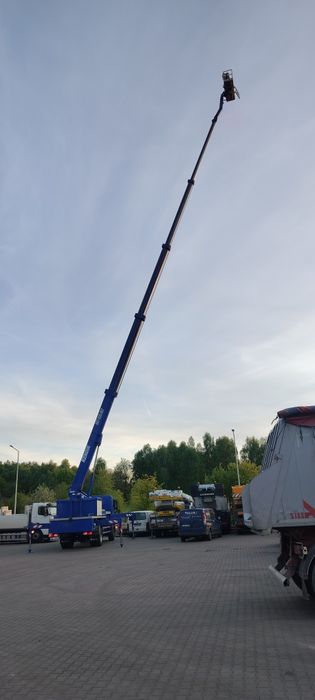 Wynajem podnośnik koszowy /zwyżka 42m