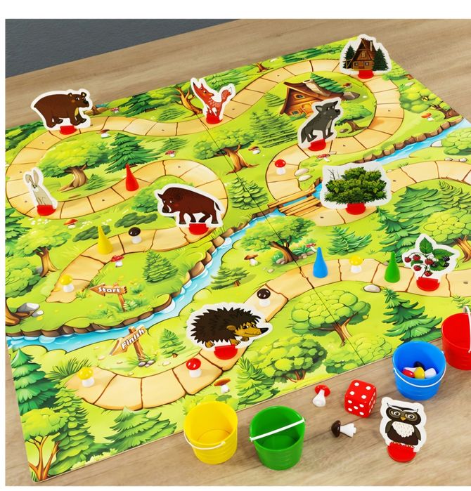 Настільна гра, "'В ліс по гриби"