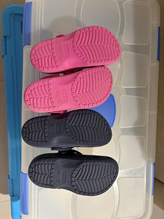 Crocs azul e rosa 13C