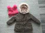 Parka zimowa dla dziewczynki Primark gratis czapka Cool Club