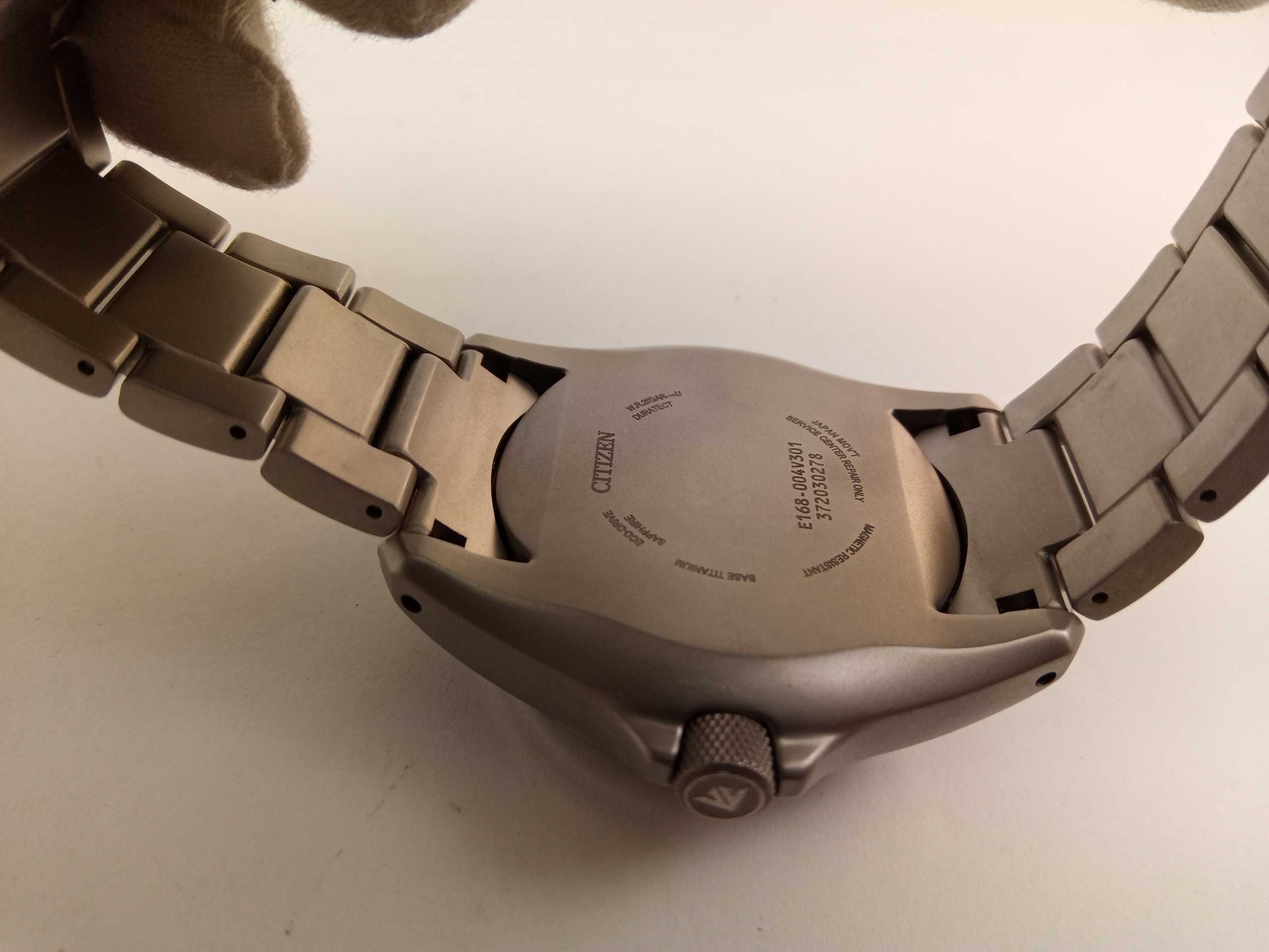 Японские титановые часы CITIZEN Promaster BN0241-59W - Сапфир, монокок