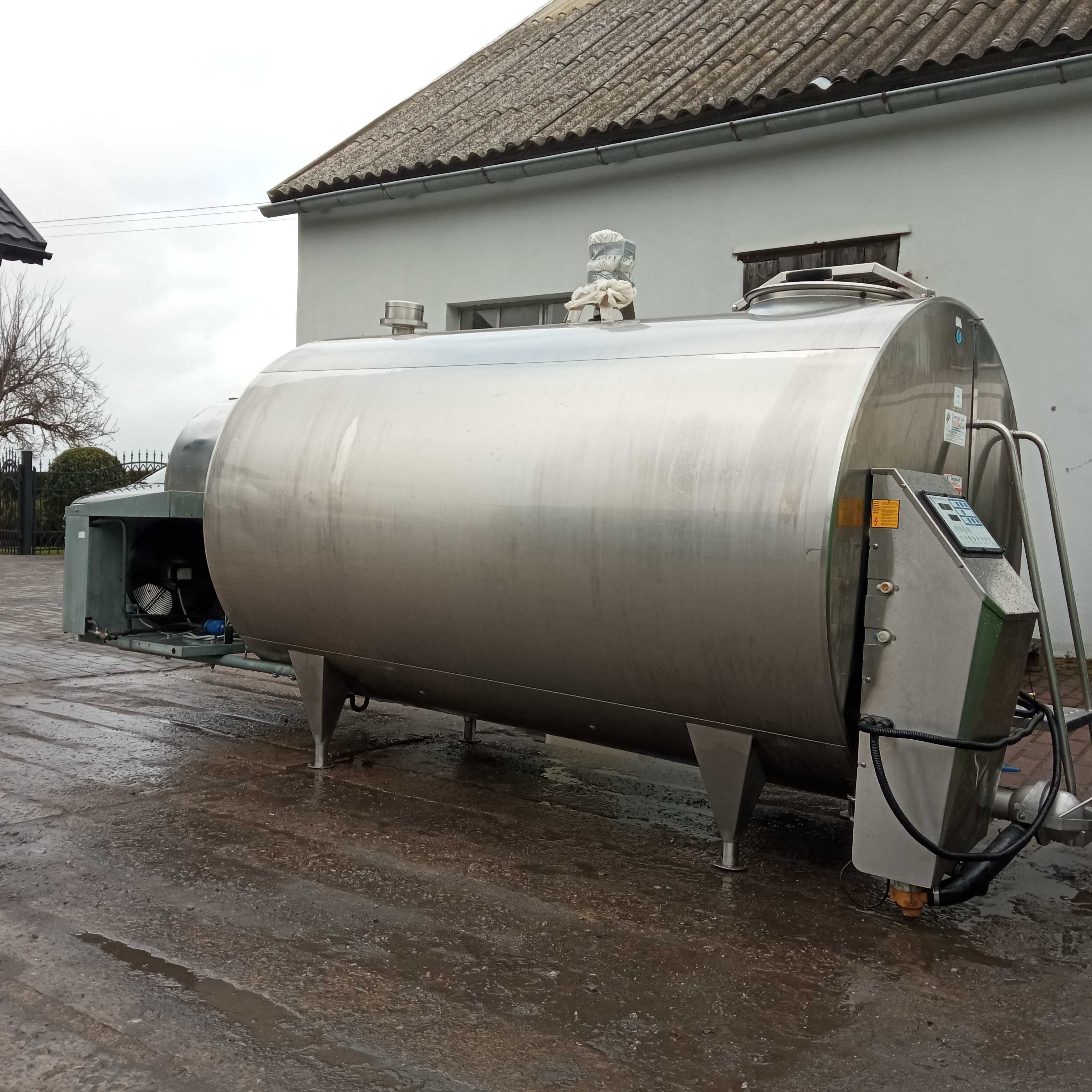 Schładzalnik, zbiornik do mleka na mleko Westfalia - Prominox 3400 l.