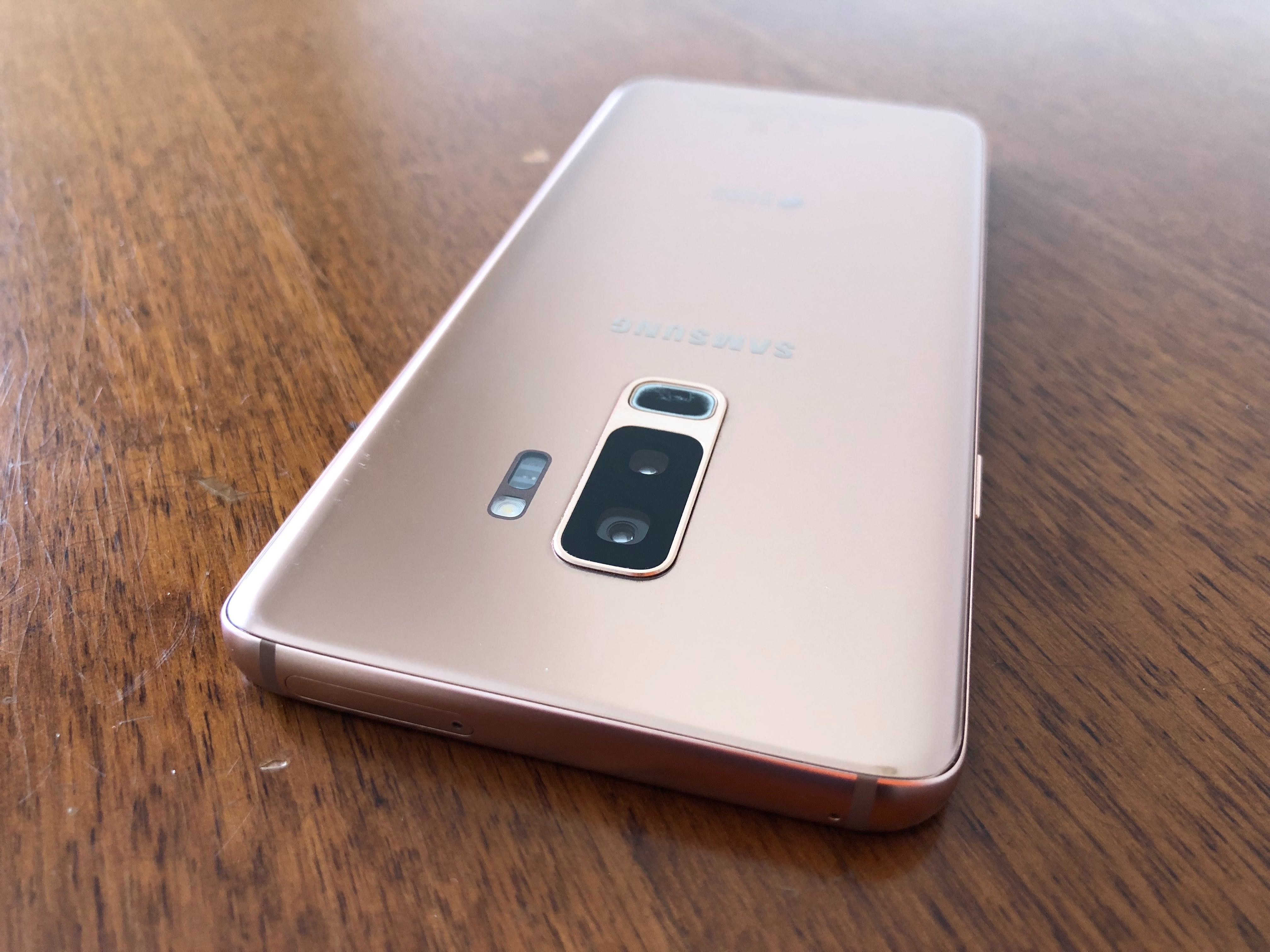 Samsung Galaxy S9+ Sunrise Gold 64GB desbloqueado PARA PEÇAS