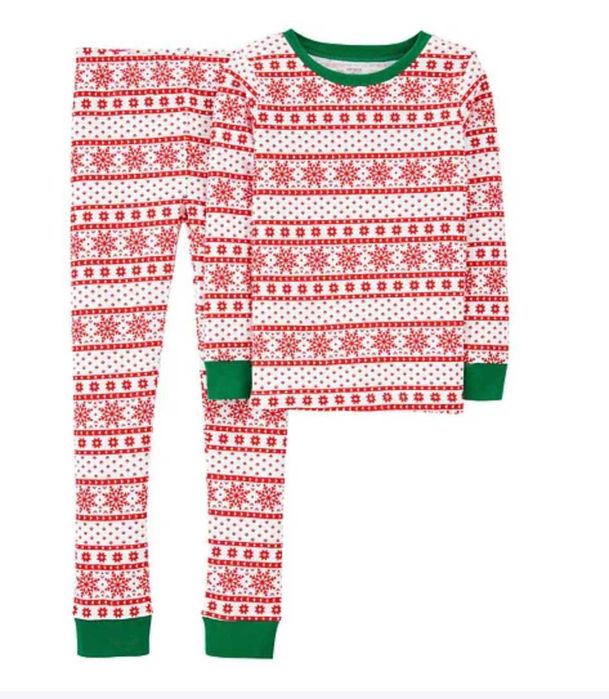 Новорічна піжама пижама Carters Новогодняя 4 - 12 років