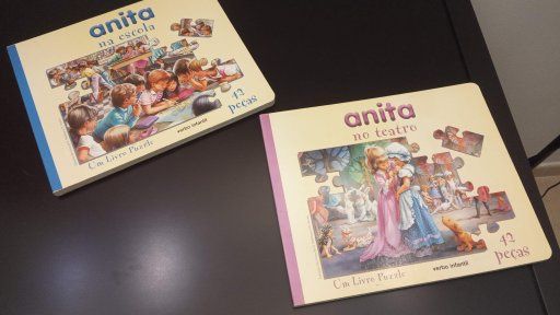 Livros ANITA com puzzles