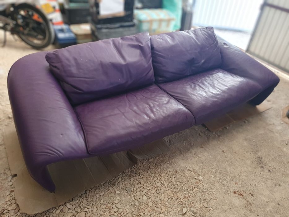 Sofá 2 lugares roxo lilás