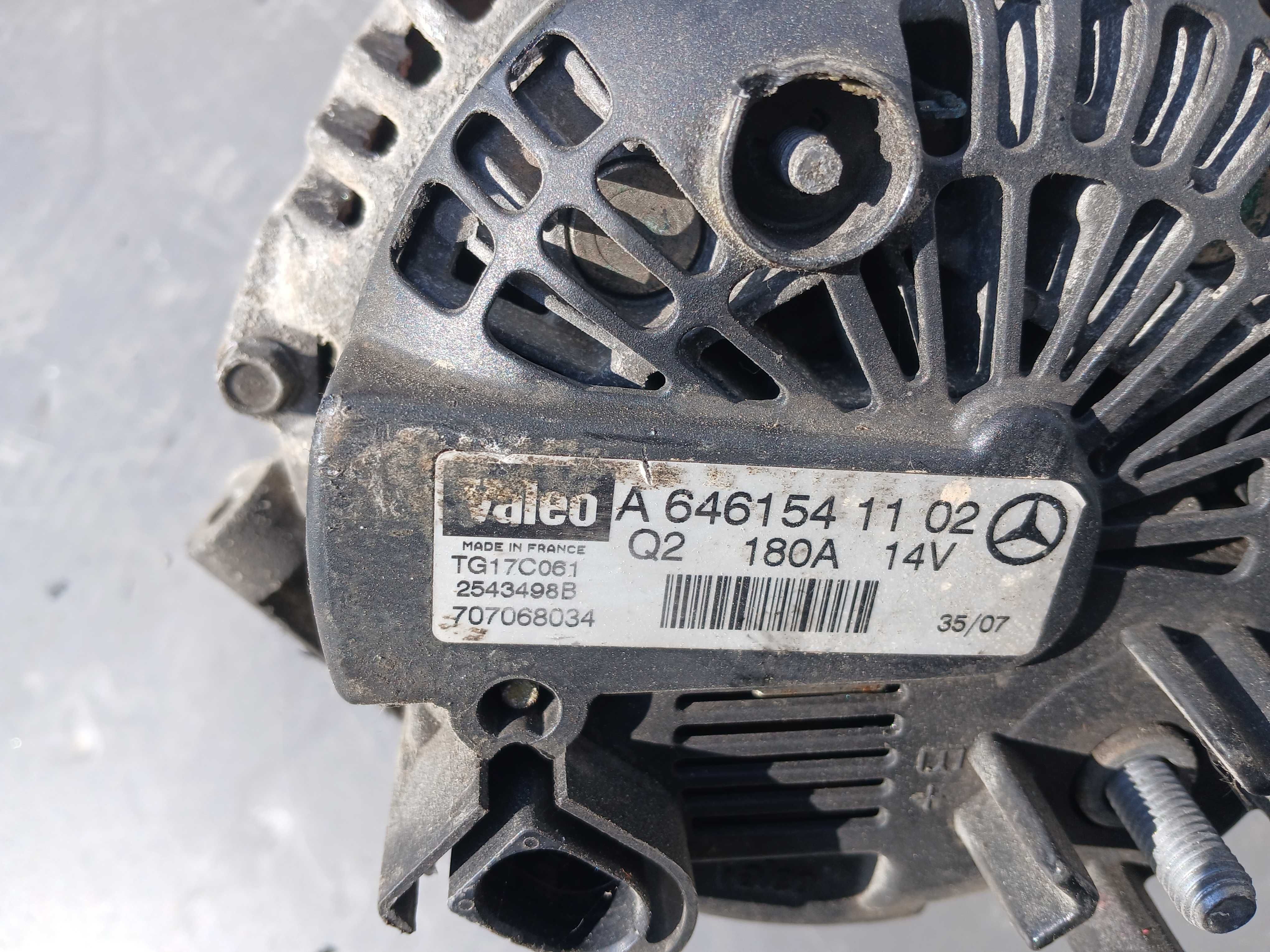 Alternator VALEO Mercedes Vito Sprinter W906 2.2CDI 646