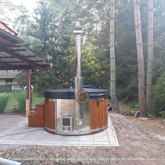 Balia ogrodowa całoroczna z piecem