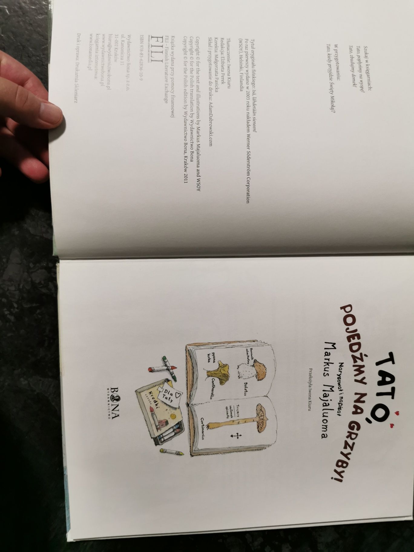 Tato pojedźmy na grzyby Książka Markus Majaluoma 
Markus Majaluoma