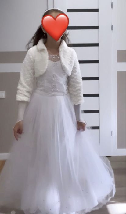 плаття на випускний(Причастя) +рукавички