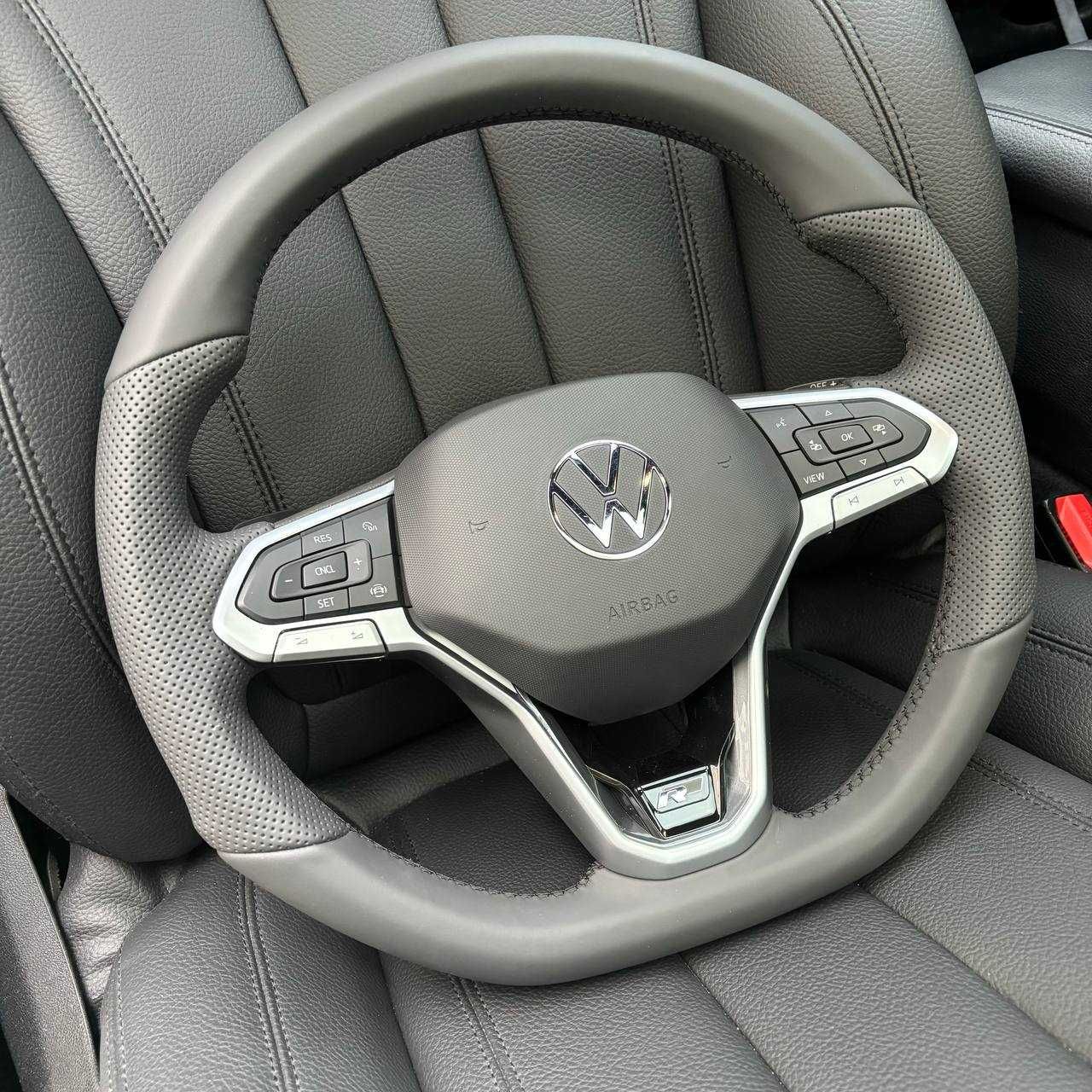 Руль VW R-Line в зборі з подушкою / Кермо Фольксваген Р лайн