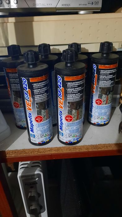 6 Tubos de bucha química