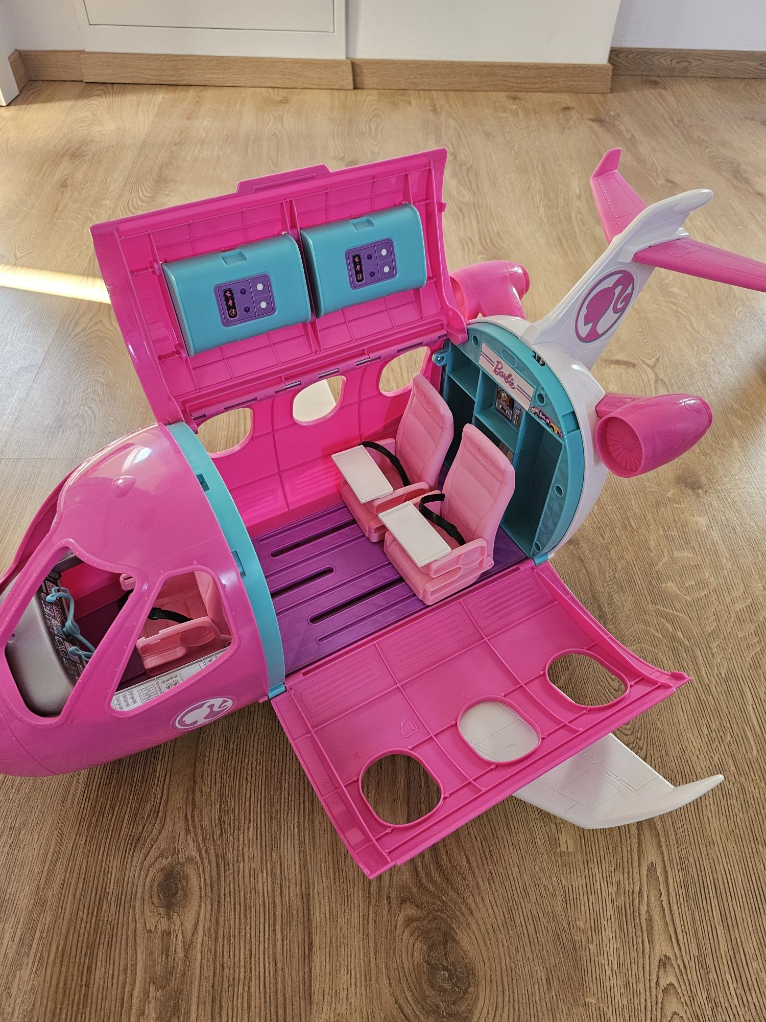 Duży samolot lalek Barbie