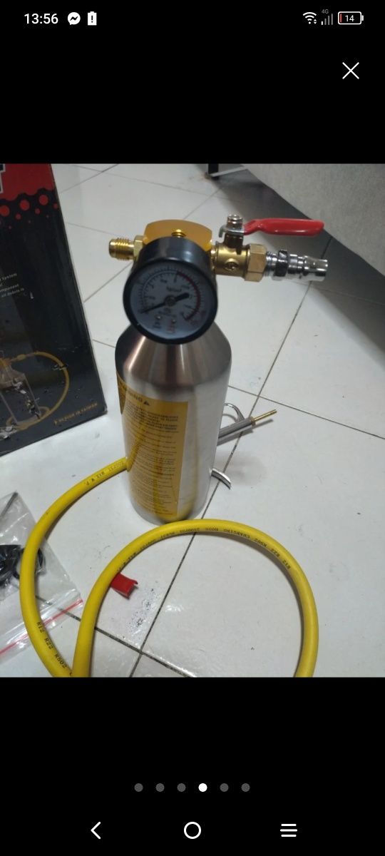 Kit limpeza ar condicionado automóvel