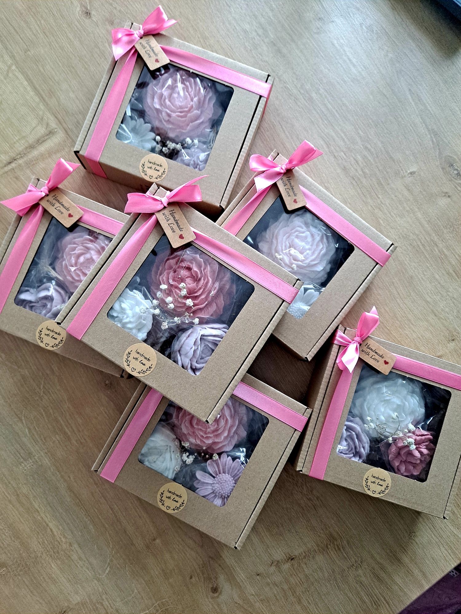 Zestawy prezentowe mydełka handmade