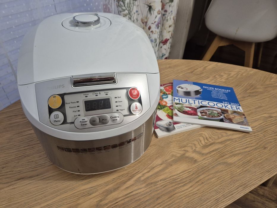Multicooker Phillips garnek do gotowania książki kucharskie