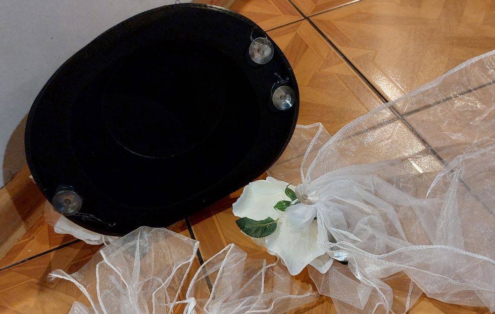 Sprzedam ślubną dekoracje na samochód ś